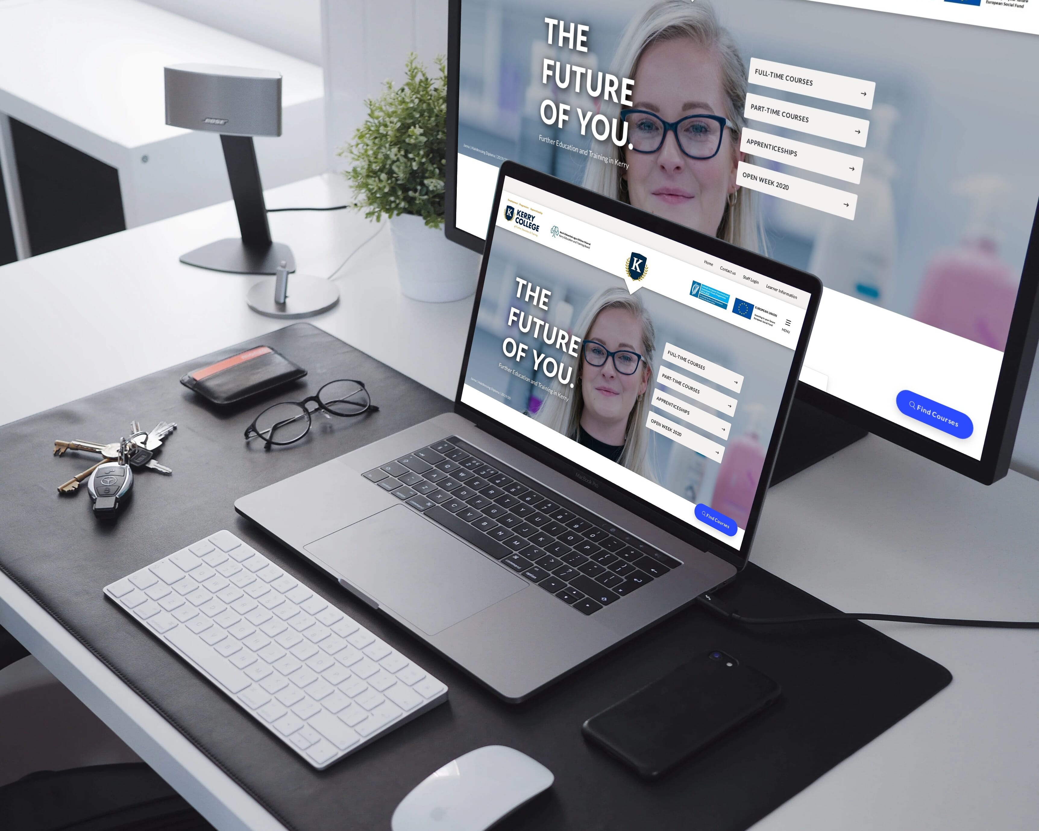 Kerry College web design project