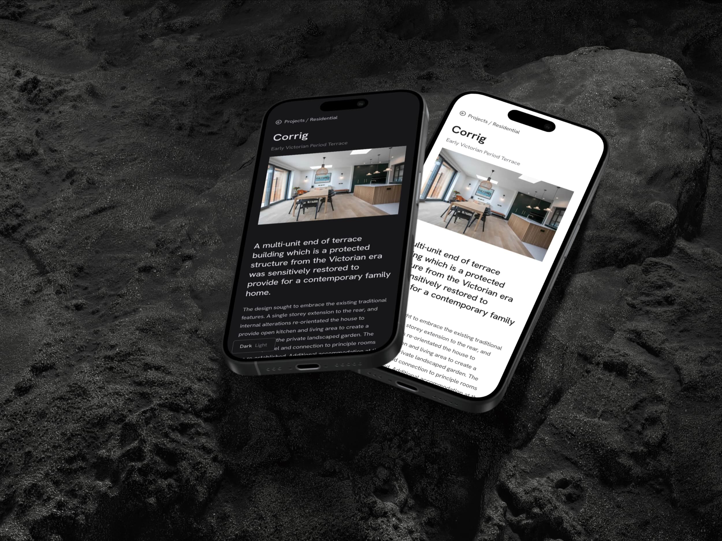 Kelliher Miller Architecture web design project