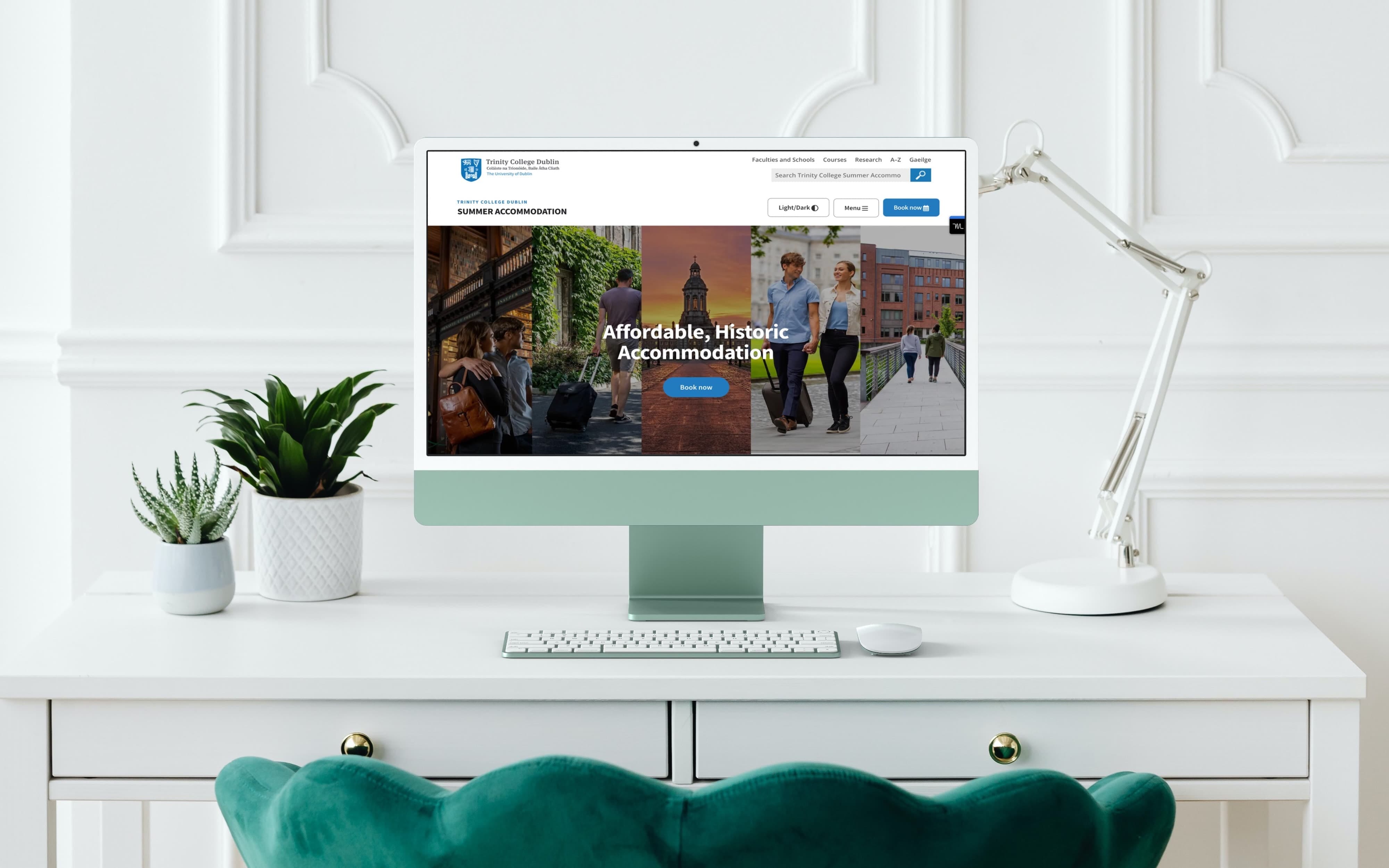 Trinity Summer Accommodation web design project