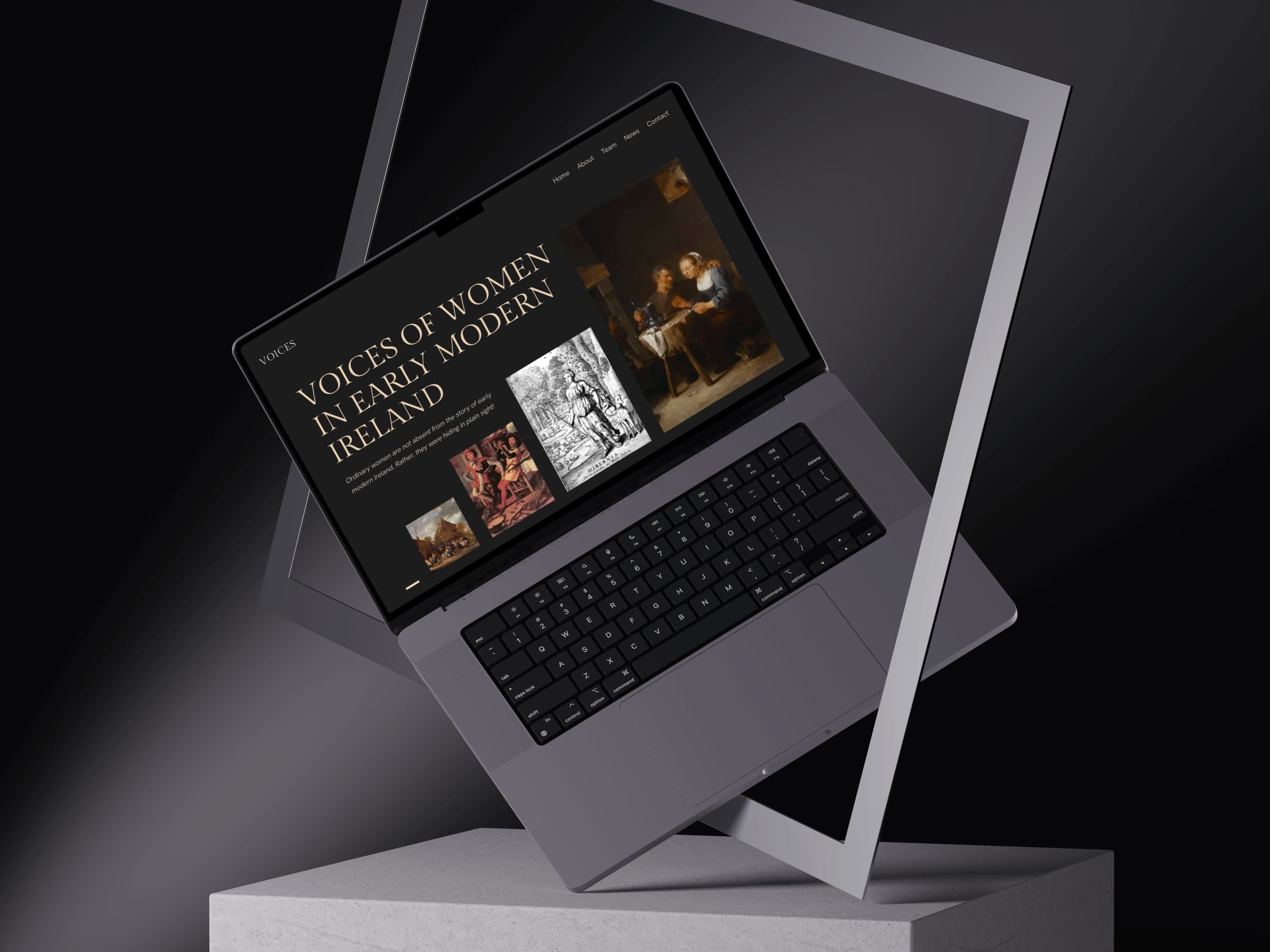 VOICES web design project